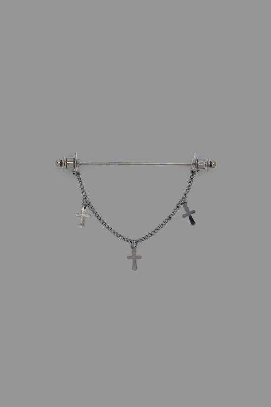 Image of Jewelry. Productname: Cross Collar Chain in Black colour by brand - Black Friday