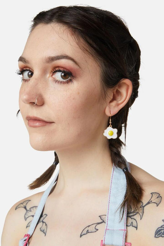 Image of Earrings. Productname: Fried Egg Earrings in Multi colour by brand - Dangerfield