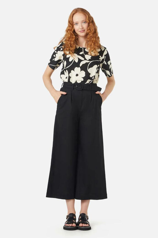 Image of a model wearing Pants. Productname: Hatty Pant in Toffee colour by brand - Princess Highway