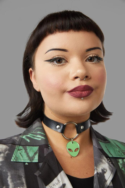 Image of Jewelry. Productname: Alien Choker in Black colour by brand - Black Friday