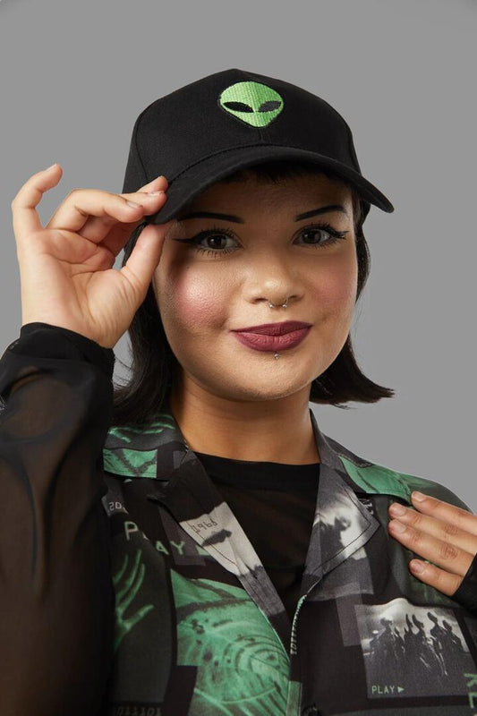 Image of Hats. Productname: Alien Cap in Black colour by brand - Black Friday