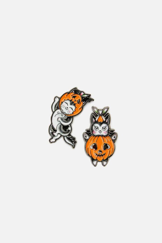 Image of Jewelry. Productname: Pumpkin Patch Pin Set in Multi colour by brand - Black Friday