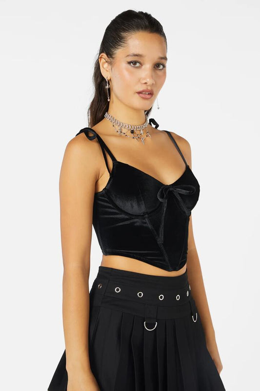 Image of Lingerie. Productname: Fern Corset Top in Black colour by brand - Black Friday