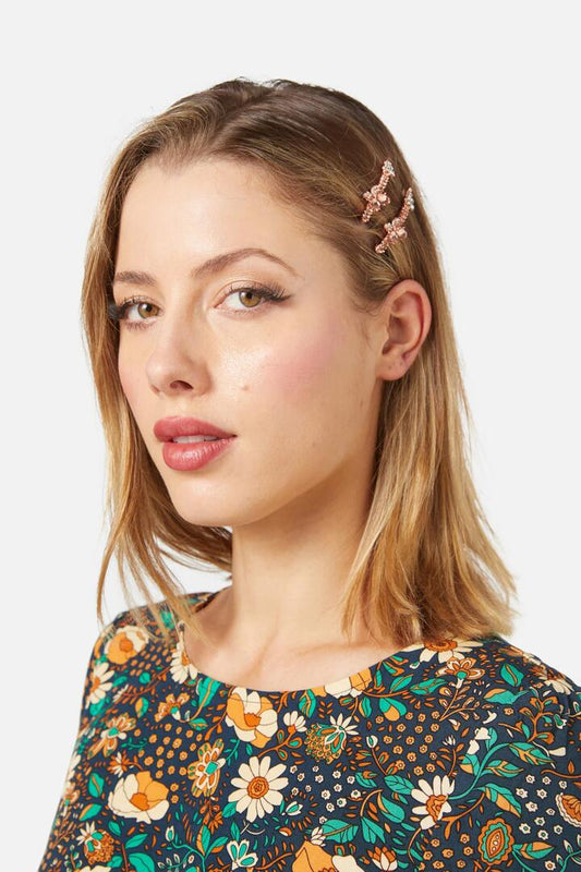 Image of Hair Accessories. Productname: Butterfly Party Hair Clips in Gold colour by brand - Princess Highway