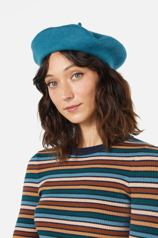 Image of Hats. Productname: Colour Wool Beret in Orange colour by brand - Princess Highway