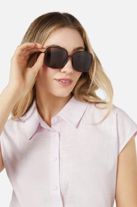 Image of Sunglasses. Productname: Choc Natasha Sunglasses in Chocolate colour by brand - Princess Highway