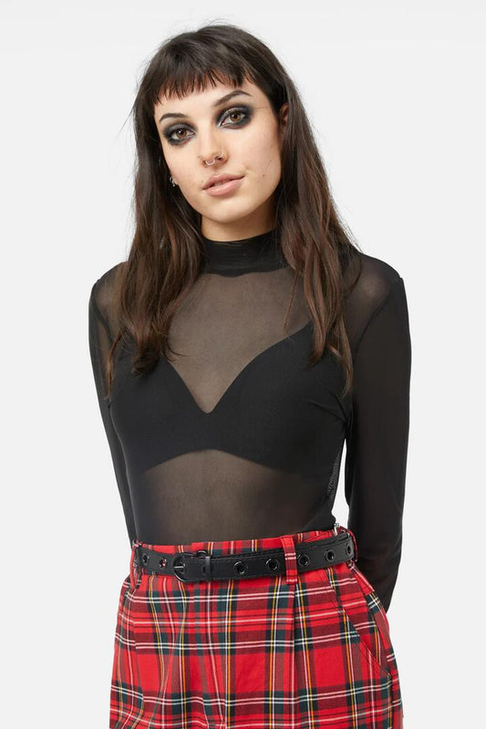 Image of Accessories. Productname: Narrower Eyelet Belt in Black colour by brand - Dangerfield