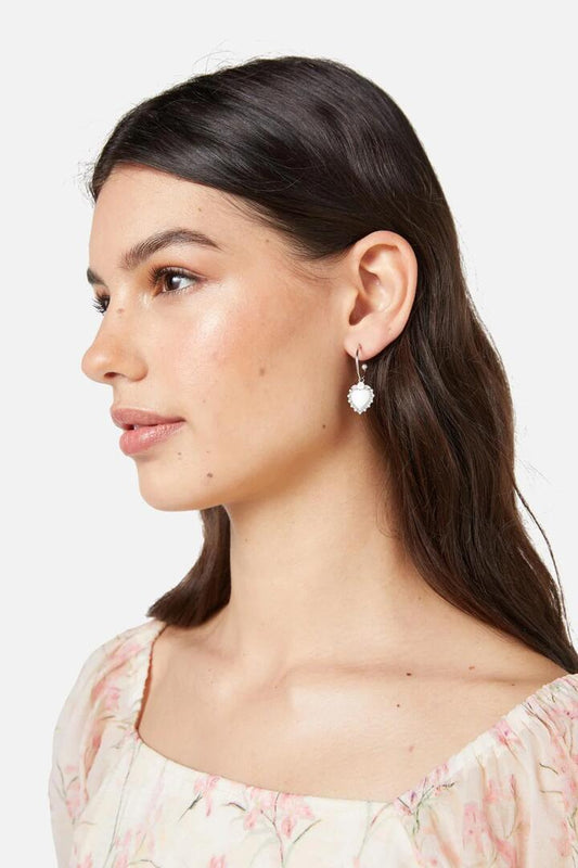 Image of Earrings. Productname: Sweet Romance Earrings in Silver colour by brand - Princess Highway