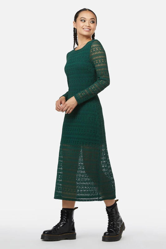 Image of a model wearing Dress. Productname: Lydia Dress in Black colour by brand - Black Friday