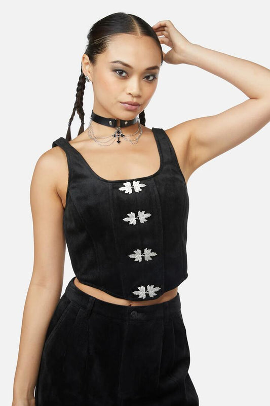 Image of Lingerie. Productname: Snail Mail Corset in Black colour by brand - Black Friday