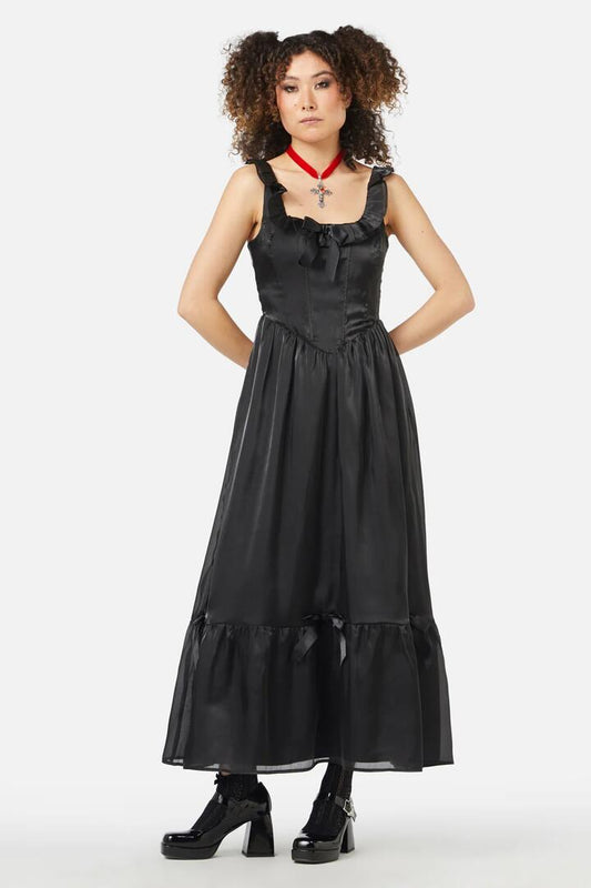 Image of a model wearing Dress. Productname: Magic Dress in Black colour by brand - Black Friday