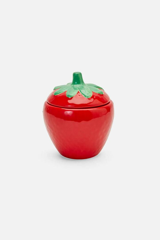 Image of Kitchen & Dining. Productname: Strawberry Sugar Bowl in Red colour by brand - Princess Highway