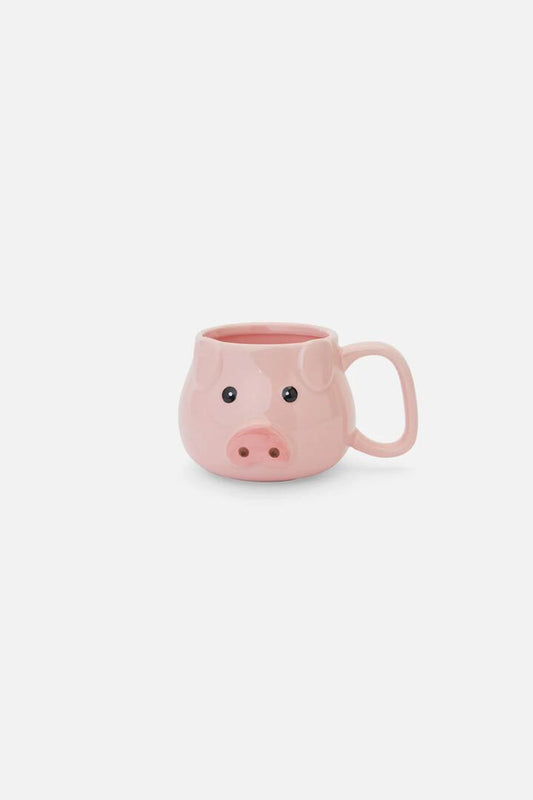 Image of Kitchen & Dining. Productname: Piggy Mug in Pink colour by brand - Dangerfield