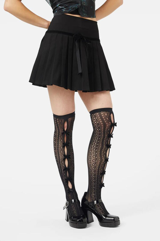 Image of a model wearing Skirts. Productname: Luna Skirt in Black colour by brand - Black Friday