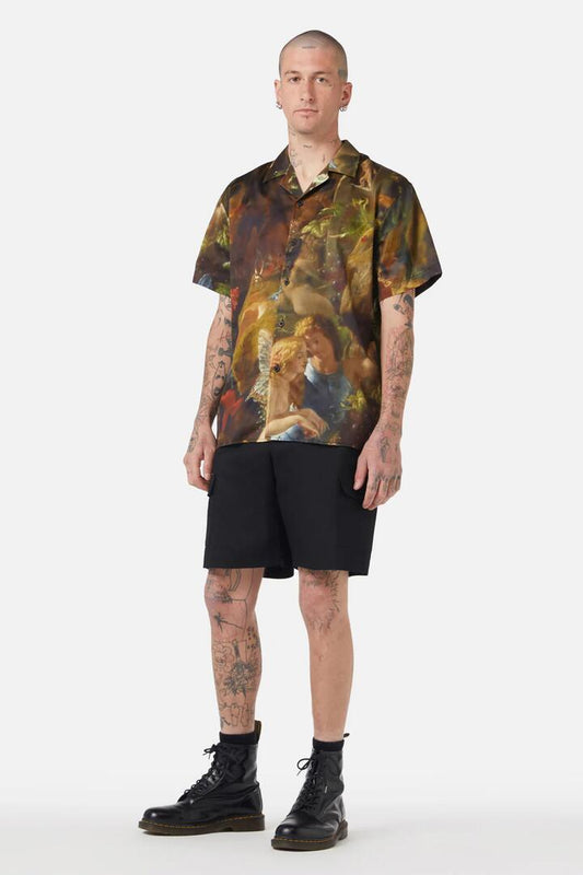 Image of a model wearing Tops. Productname: Fairy Queen SS Shirt in Multi colour by brand - Black Friday