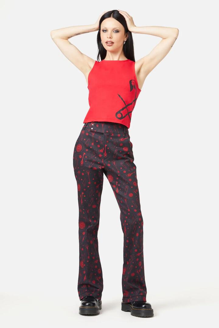Image of a model wearing Pants. Productname: Lock Picker Pant in Black colour by brand - Black Friday