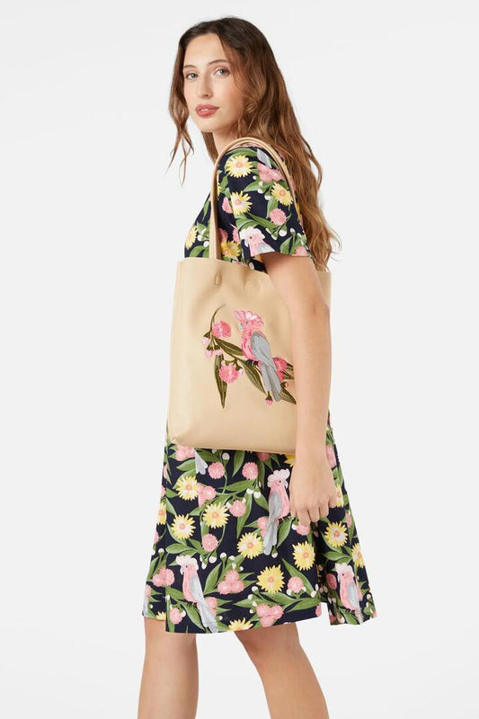 Image of Bags. Productname: Galah Tote in Cream colour by brand - Princess Highway
