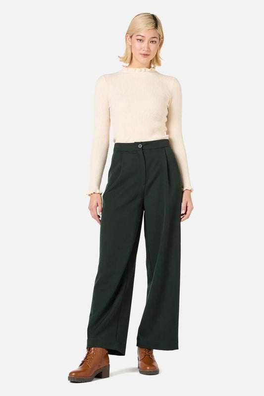 Image of Boots. Productname: Chelsea Tailored Wide Leg Pant in Green colour by brand - Princess Highway