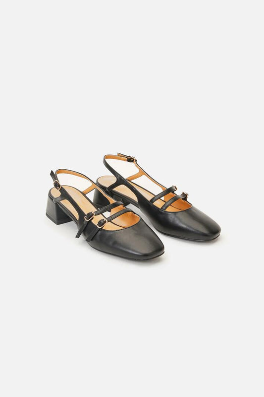 Image of Flats. Productname: Black Slingback in Black colour by brand - Princess Highway