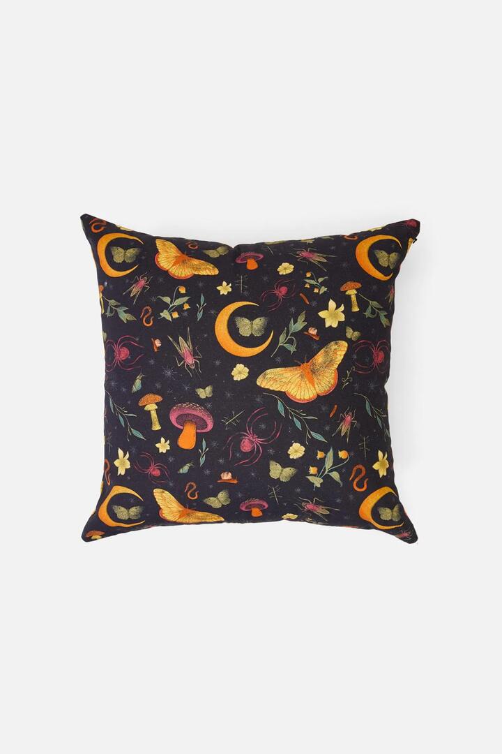 Image of Others. Productname: Garden Party Cushion Cover in Black colour by brand - Black Friday