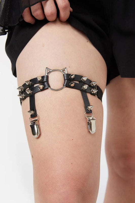 Image of Jewelry. Productname: Cat Ring Garter in Black colour by brand - Black Friday