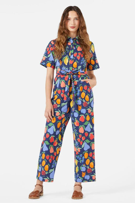 Image of Kitchen & Dining. Productname: Fruit Bowl Jumpsuit in Navy colour by brand - Princess Highway