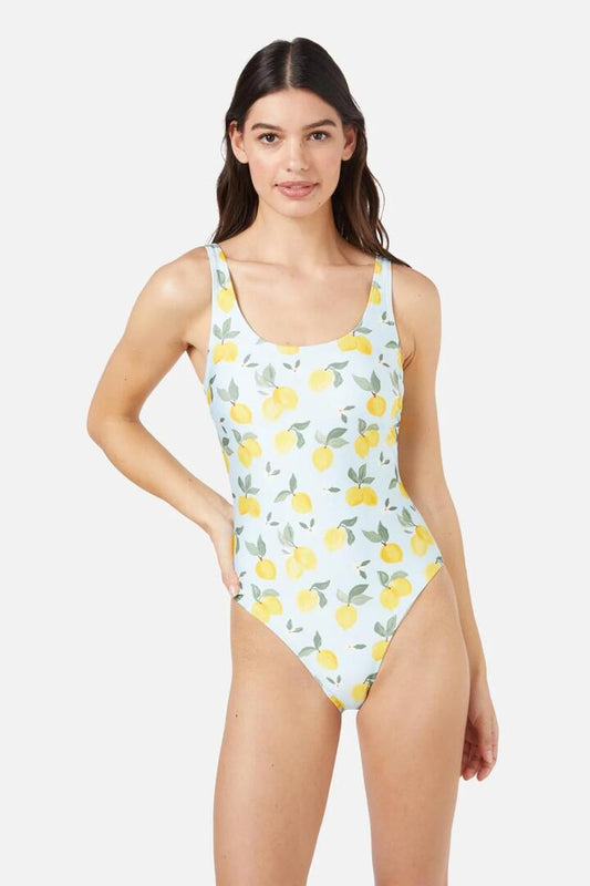 Image of Swimwear. Productname: Lemon One Piece in Blue colour by brand - Princess Highway