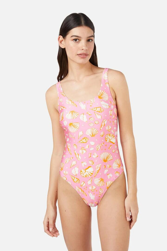 Image of Swimwear. Productname: Sea Shells One Piece in Pink colour by brand - Princess Highway