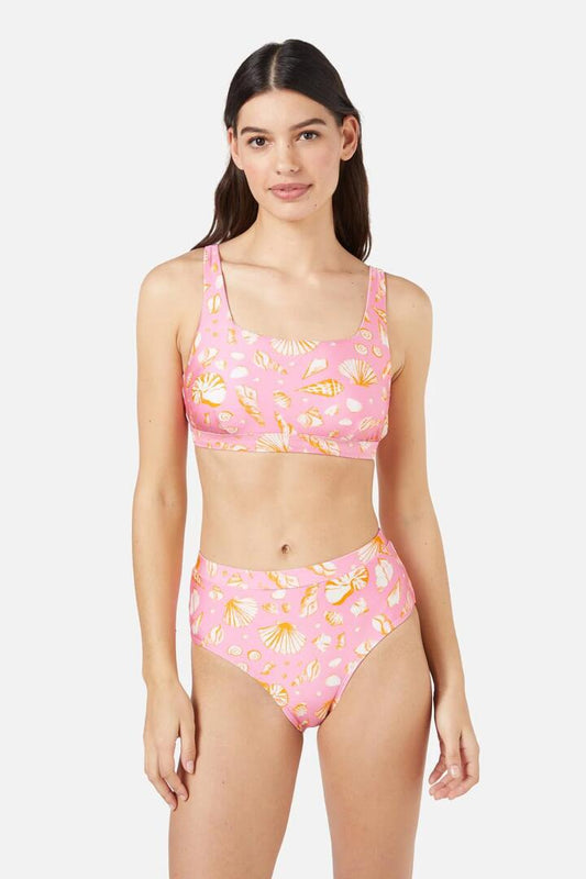 Image of Swimwear. Productname: Sea Shells Bikini Top in Pink colour by brand - Princess Highway