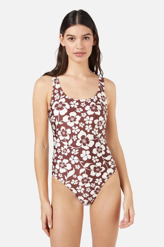 Image of Swimwear. Productname: Cecelia One Piece in Chocolate colour by brand - Princess Highway