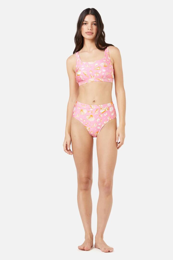 Image of Swimwear. Productname: Sea Shells Bikini Bottom in Pink colour by brand - Princess Highway