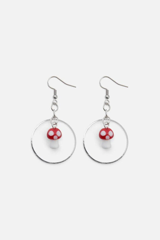 Image of Charms. Productname: Mushroom Charm Earrings in Multi colour by brand - Princess Highway