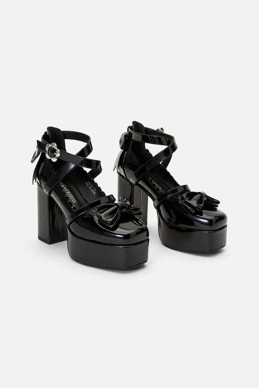 Image of Footwear. Productname: Bow Strappy Shoe in Black colour by brand - Black Friday