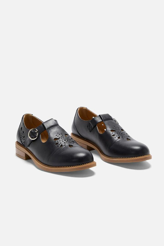 Image of Footwear. Productname: Navy Cut Out Shoe in Navy colour by brand - Princess Highway