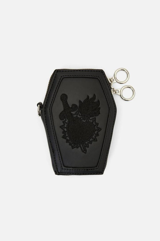 Image of Bags. Productname: Mercy Coffin Wallet in Black colour by brand - Dangerfield