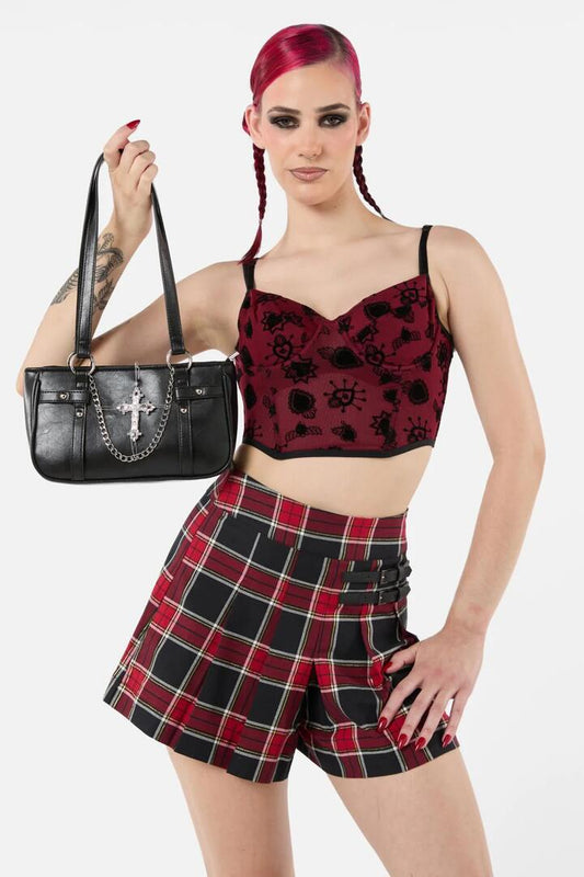 Image of Bags. Productname: Crucifix Charm Bag in Black colour by brand - Dangerfield
