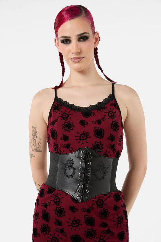 Image of Accessories. Productname: Mercy Waist Belt in Black colour by brand - Dangerfield