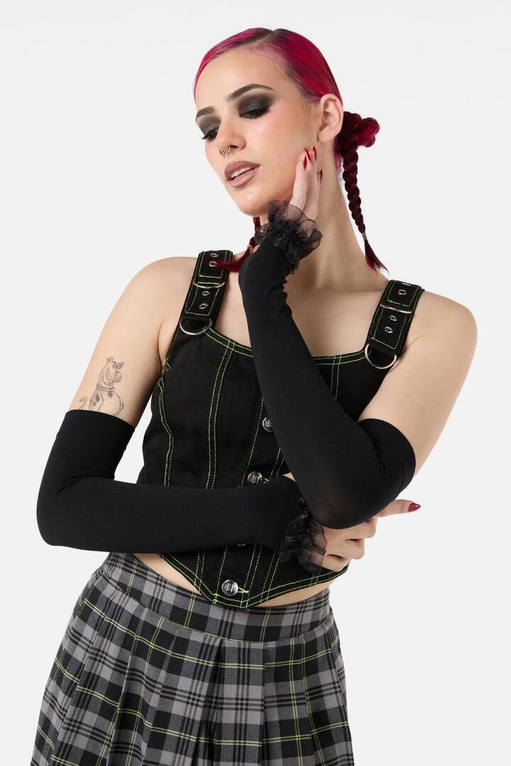 Image of Accessories. Productname: Black Arm Stockings in Black colour by brand - Black Friday