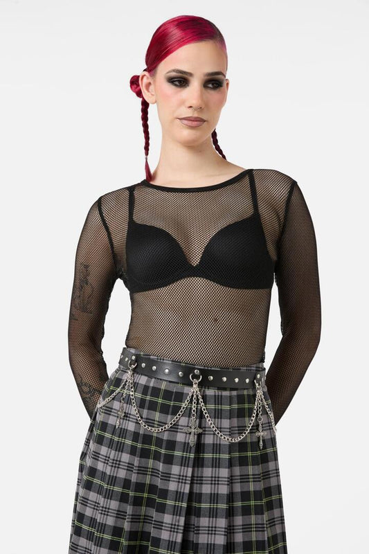 Image of Accessories. Productname: Cross & Chain Belt in Black colour by brand - Black Friday
