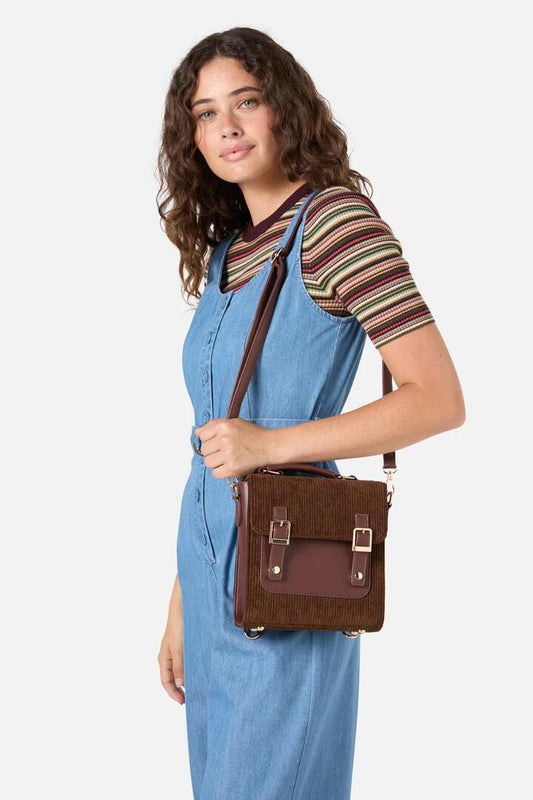 Image of Bags. Productname: Satchel 2 Way Bag in Chocolate colour by brand - Princess Highway