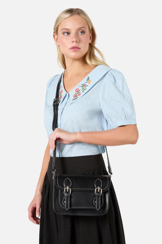 Image of Bags. Productname: Black Satchel Bag in Black colour by brand - Princess Highway