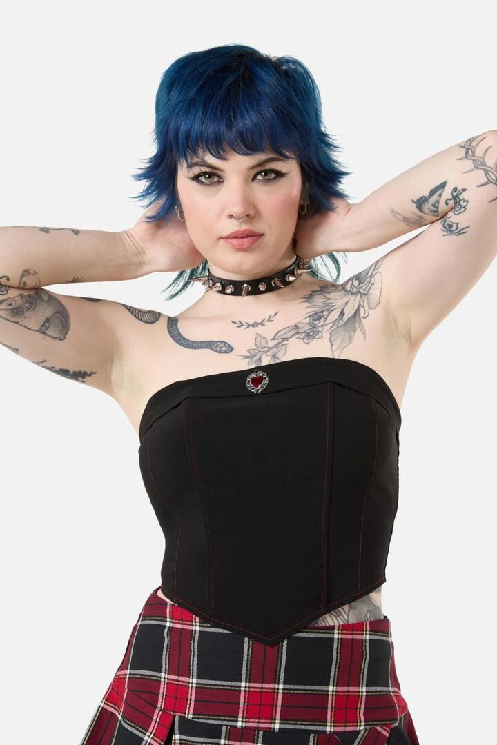 Image of Lingerie. Productname: Immaculate Corset in Black colour by brand - Dangerfield