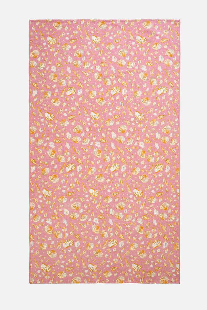 Image of Others. Productname: Seashells Beach Towel in Coral colour by brand - Princess Highway