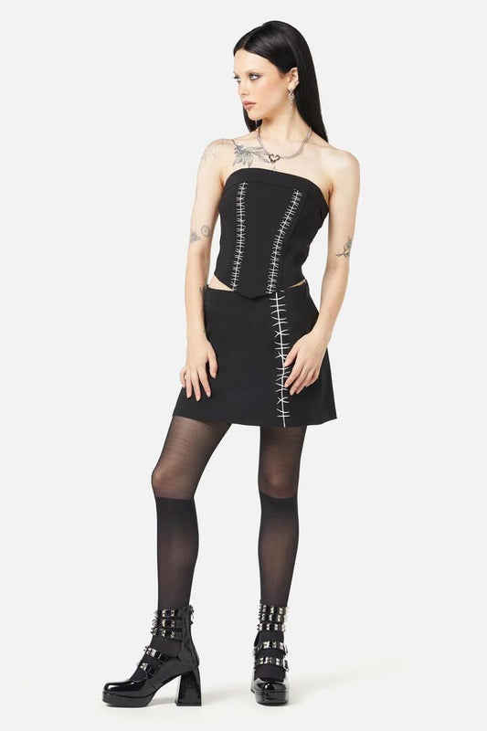 Image of Lingerie. Productname: Stitched Up Corset in Black colour by brand - Black Friday