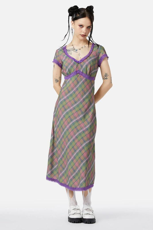 Image of a model wearing Dress. Productname: Lola Dress in Multi colour by brand - Black Friday
