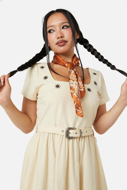 Image of Accessories. Productname: Bandana Satin Scarf in Brown colour by brand - Black Friday