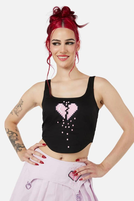 Image of Lingerie. Productname: Ghostie Corset Top in Black colour by brand - Black Friday