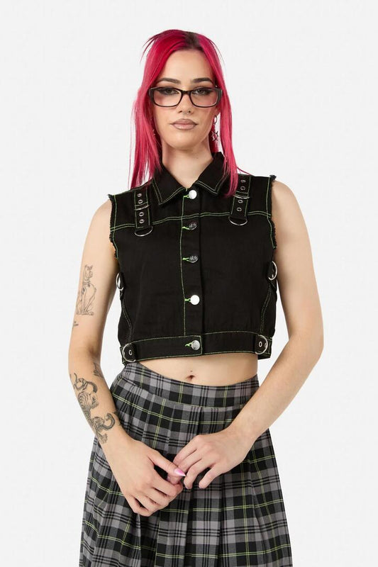 Image of Jewelry. Productname: EVP D-Ring Vest in Black colour by brand - Black Friday