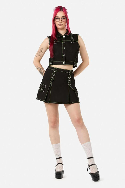 Image of Jewelry. Productname: EVP D-Ring Skirt in Black colour by brand - Black Friday
