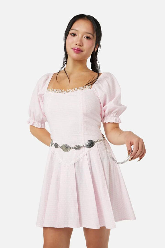 Image of Accessories. Productname: Western Chain Belt in Silver colour by brand - Dangerfield